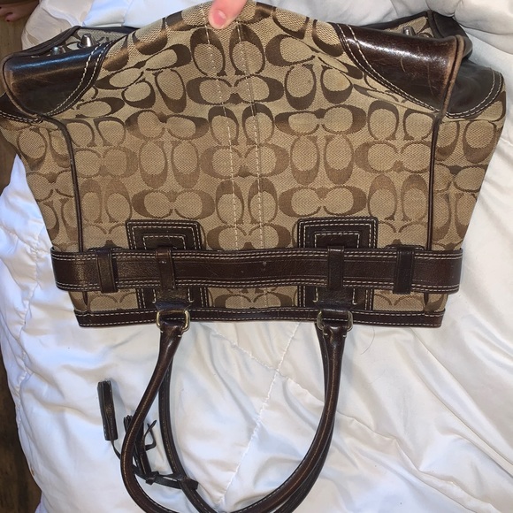 Coach Authentic Designer Tote Purse Shoulder Bag - Picture 2 of 3